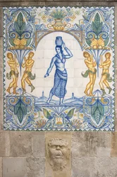 Decoración de fuente